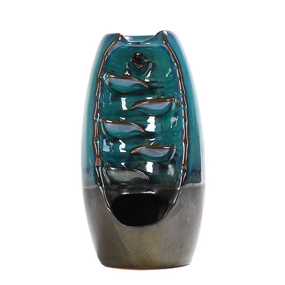 Lotusflöde – Keramisk Backflow Rökelsebrännare