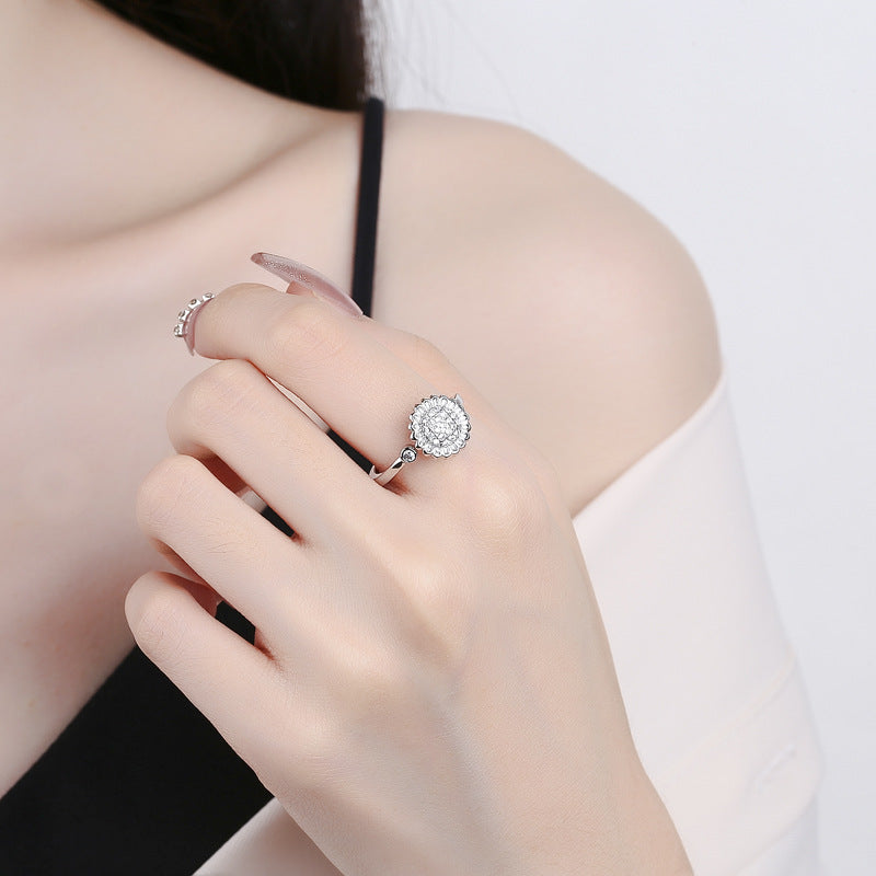 Snurrbar Solrosring – Kreativ & Elegant Design