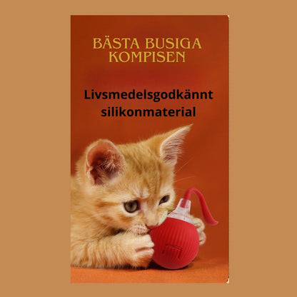 🐾 Interaktiv Kattboll med Stark Drivkraft & Fågelljud