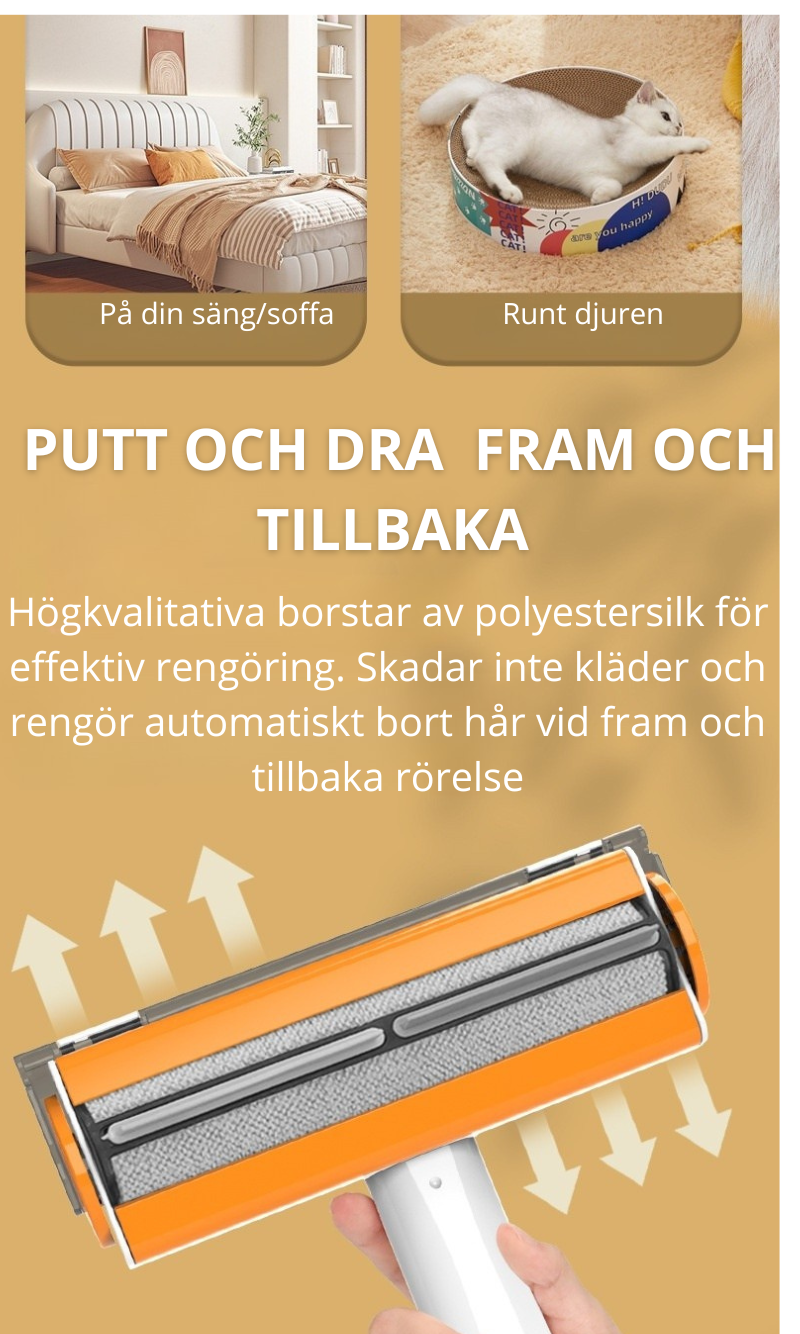 FurClean™ Roller  Ett rent hem – utan ansträngning